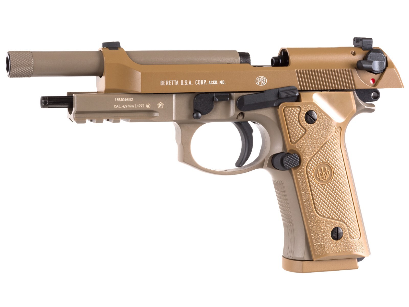  تپانچه گازی برتا Beretta Blowback M9A3 - ام 9 آ 3 بلوبک آلمان آکبند 