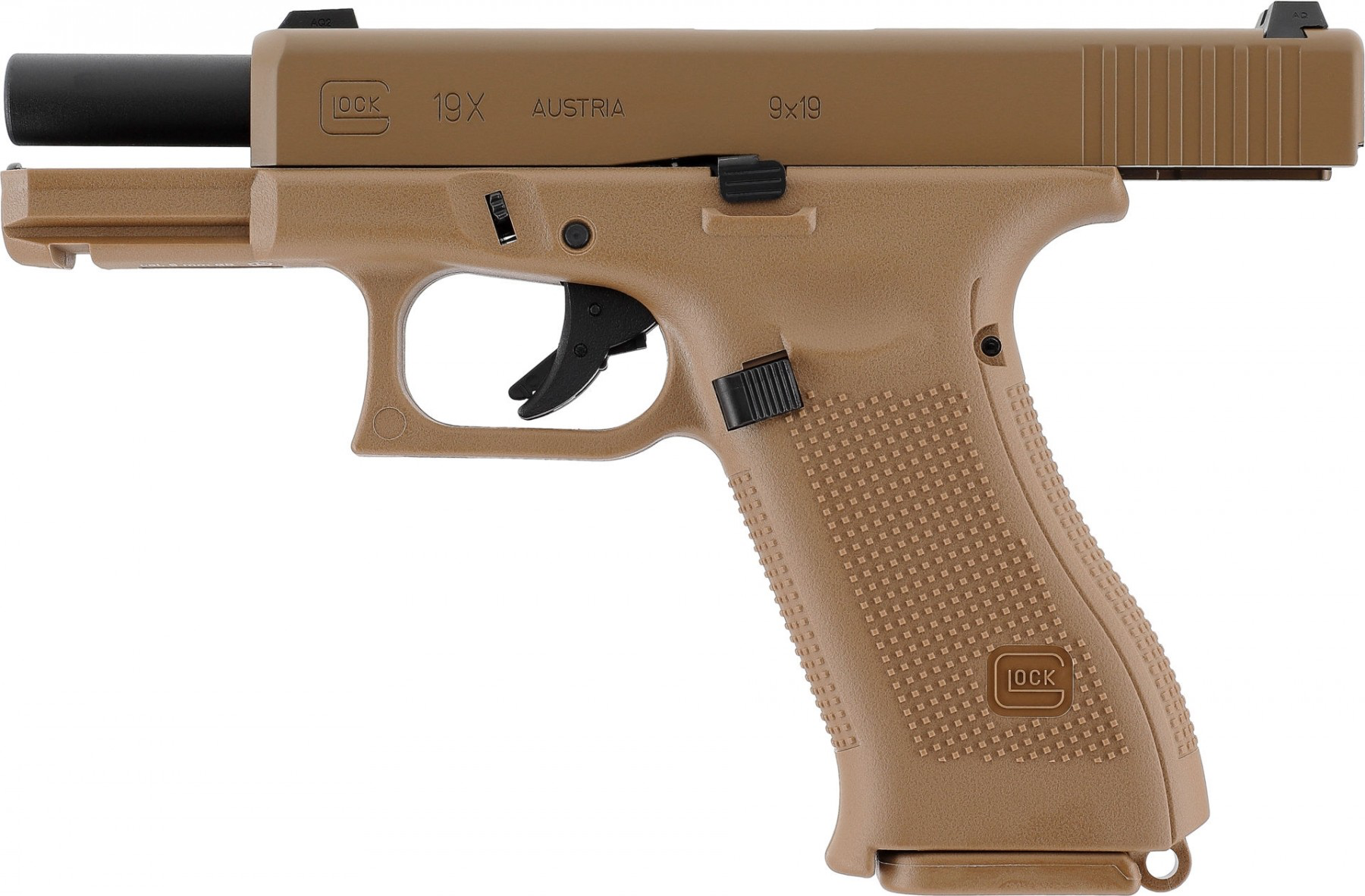  تپانچه گازی گلاک 19 - Glock 19x Blowback آلمان آکبند 