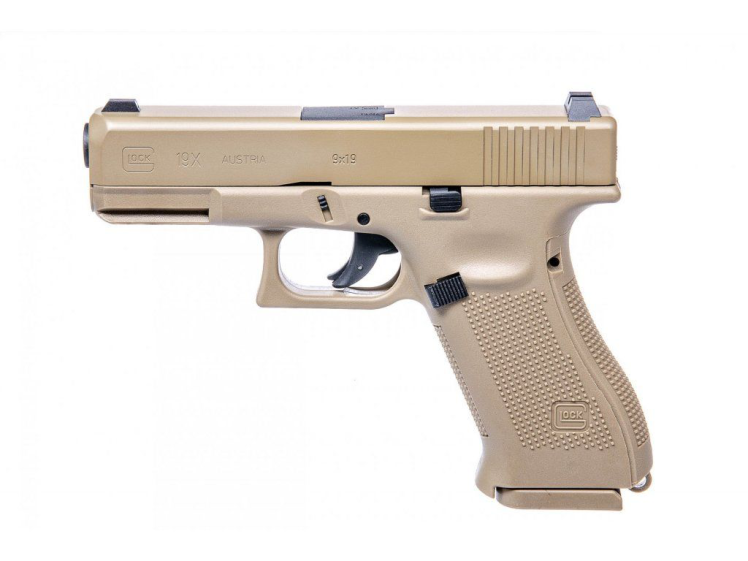 تپانچه گازی گلاک 19 - Glock 19x Blowback آلمان آکبند