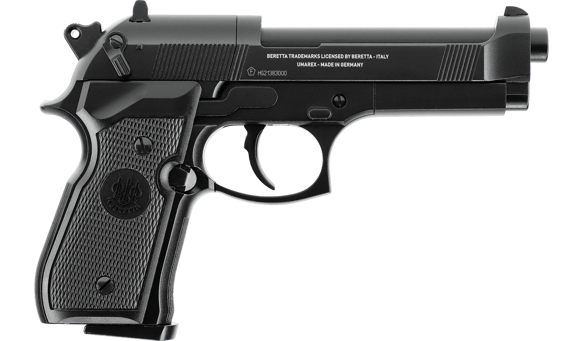  تپانچه گازی برتا Beretta MOD. 92 FS - اف اس 92 مشکی آلمان آکبند 